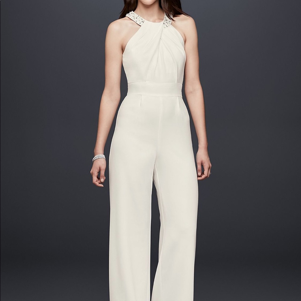White bridal Jumpsuit